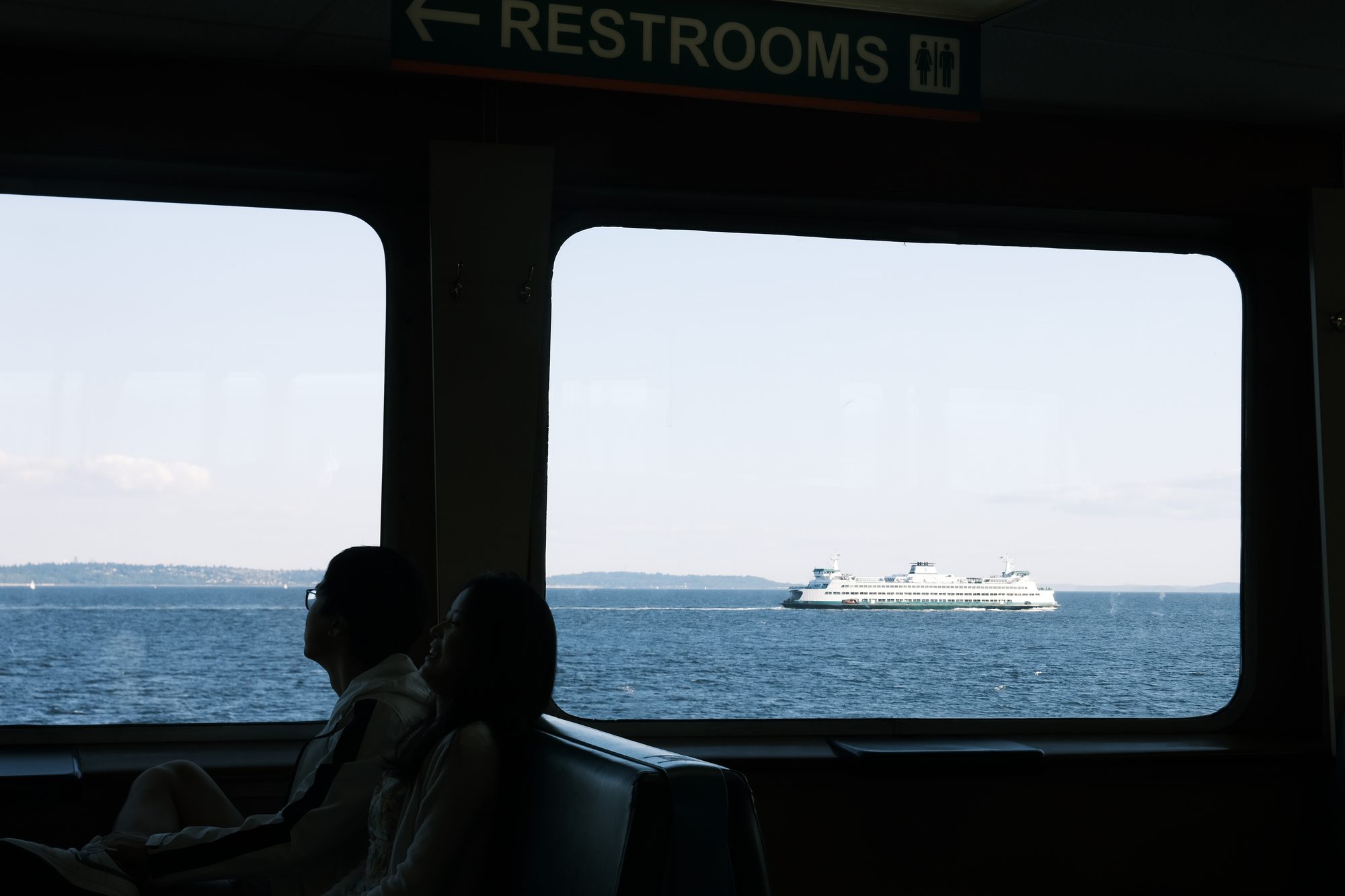View from a ferry window