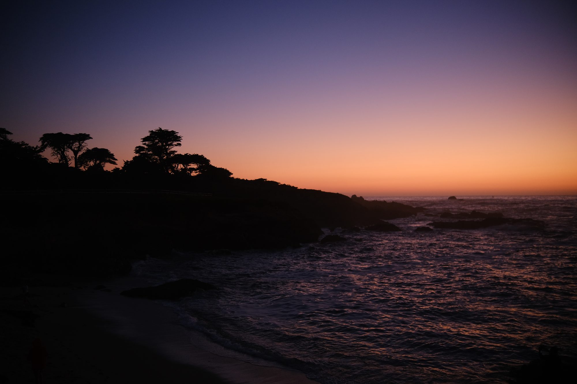 Coastal dusk
